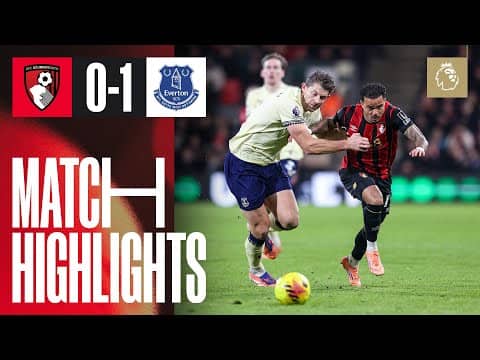 Grealish strike the difference in defeat to the Toffees | AFC Bournemouth 0-1 Everton