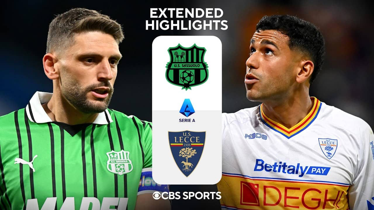 Sassuolo vs. Lecce: Extended Highlights | Serie A | CBS Sports Golazo