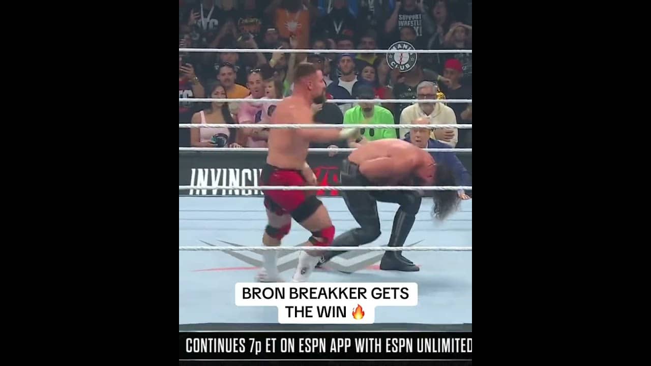 THE VISION HELPS BREAKKER GET THE WIN OVER SETH ROLLINS AT WWE BACKLASH 🤝