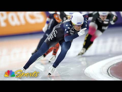 Mia Manganello SPRINTS for close mass start win at Salt Lake City World Cup | NBC Sports