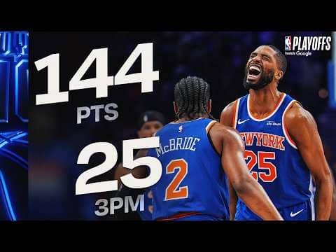 KNICKS HISTORIC Game 4 🤯 144 PTS & 25 THREES TIES NBA PLAYOFF RECORD | May 10, 2026