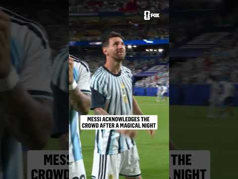 It was a magical night in Kansas City for Messi and Argentina