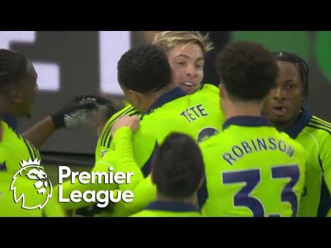 Emile Smith Rowe nets Fulham's opener against Burnley | Premier League | NBC Sports