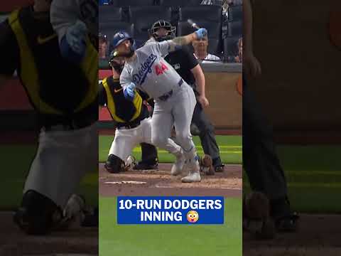 All 9 Dodgers starters scored in their HUGE 7th inning! 😲