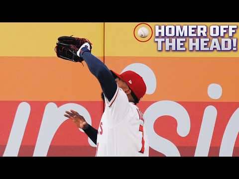 Rumfield's homer bounces off outfielder's head | MLB Highlights