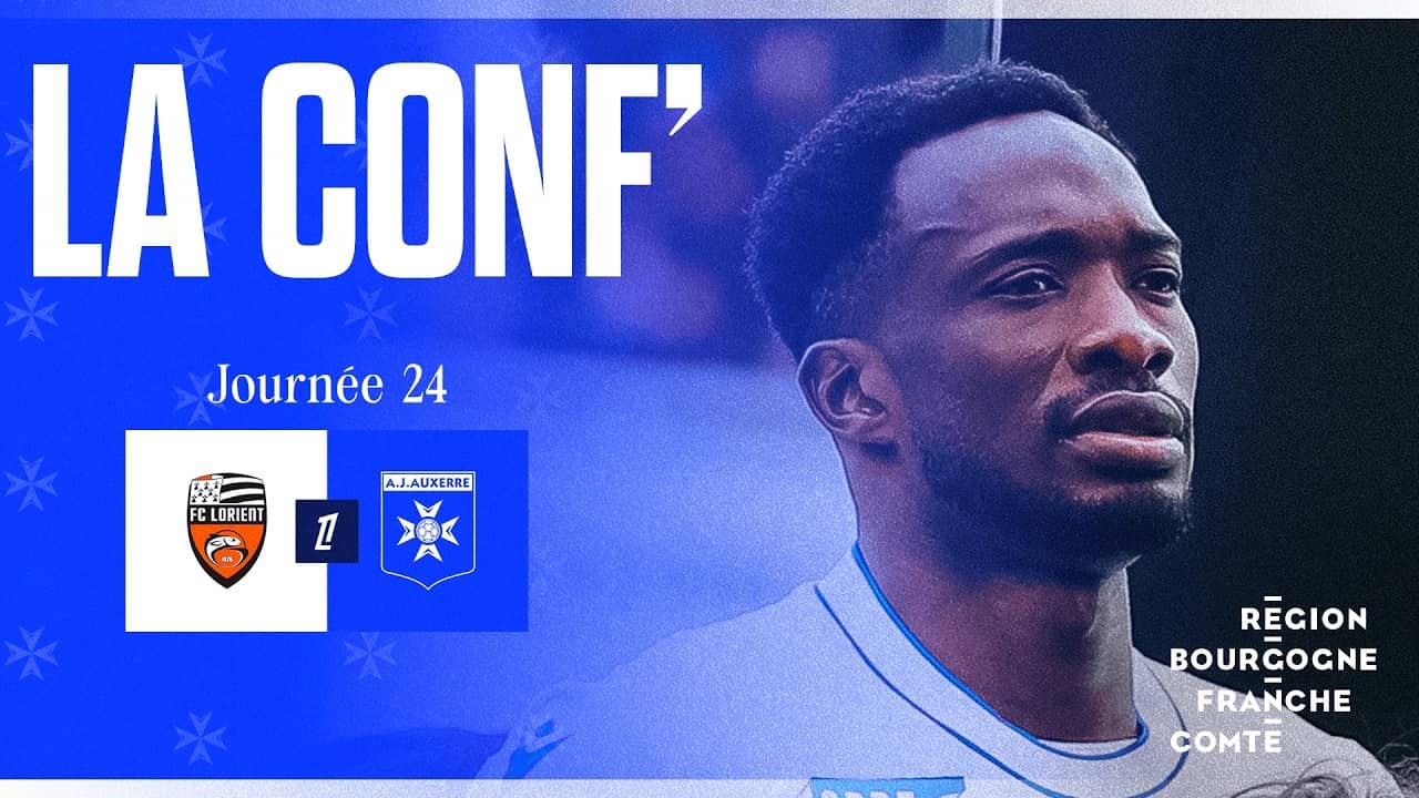 J24 - La conférence de presse de Christophe Pelissier et Sinaly Diomandé avant Lorient-AJA