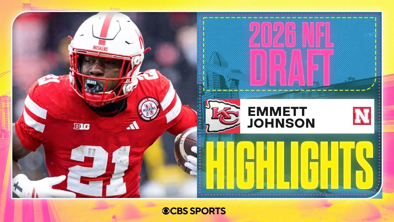 Emmett Johnson Nebraska Highlights | Drafted No. 161 to the Chiefs