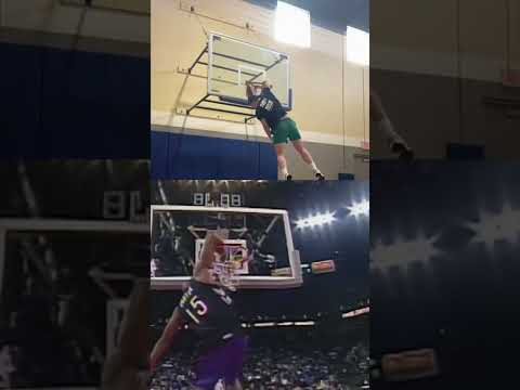 Emulating 2000 champ Vince Carter! (Via: @masonbdunkin/TT)