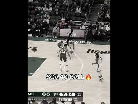 Shai gave the Bucks PROBLEMS 😮‍💨