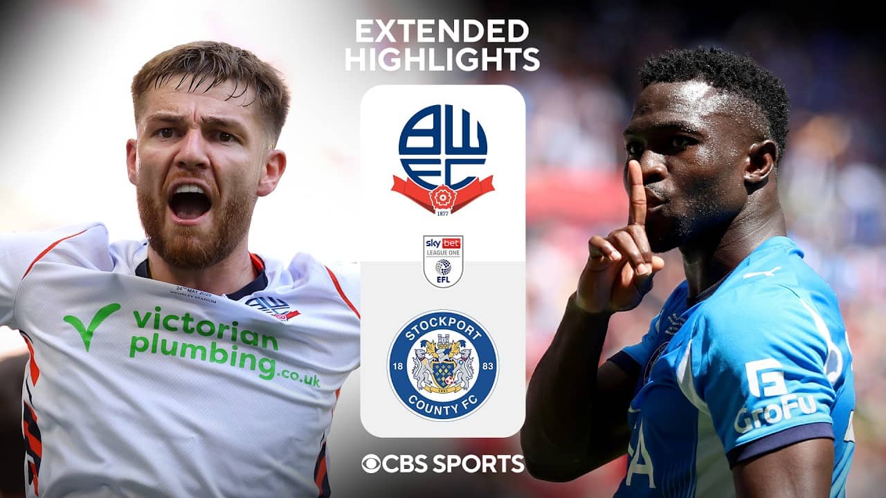 Bolton Wanderers vs. Stockport County: Extended Highlights | EFL League One | CBS Sports Golazo