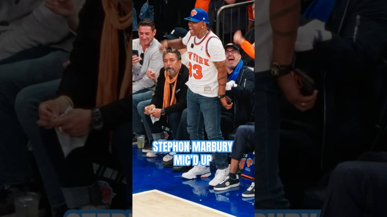 knicks fam better be bringing this kind of energy tonight 👏￼ #nba #nyknicks #stephonmarbury