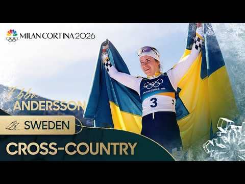 Sweden's Ebba Andersson CLAIMS GOLD in women's 50km classic | Winter Olympics 2026 | NBC Sports