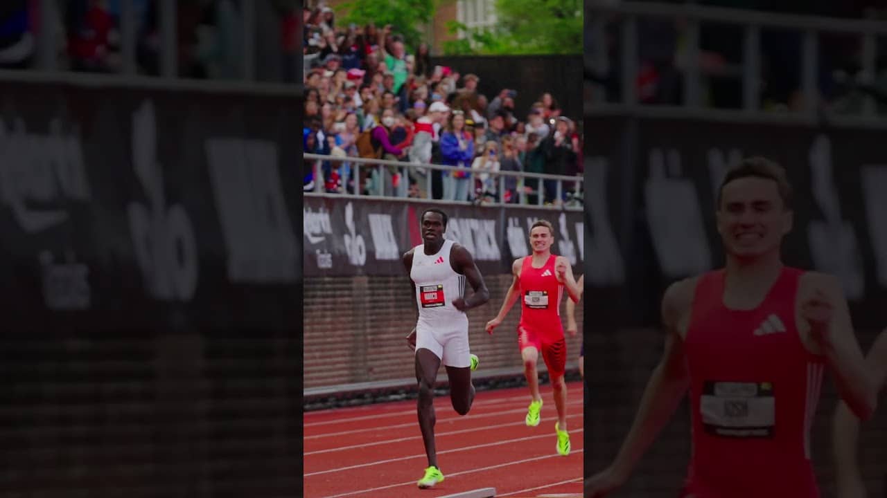MARCO AROP STORMS TO VICTORY #trackandfield #athletics