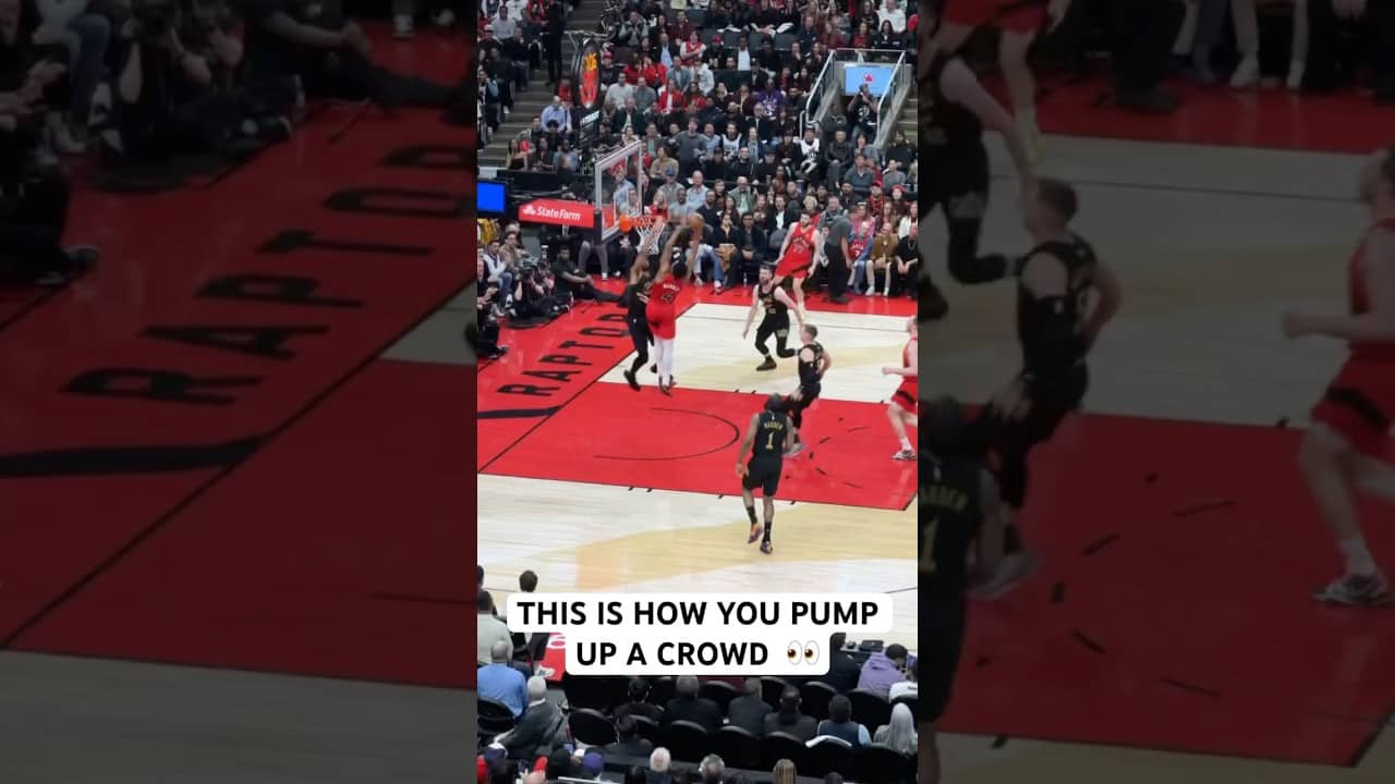 The crowd when Scottie pulled out that spin… 😳🤯😱