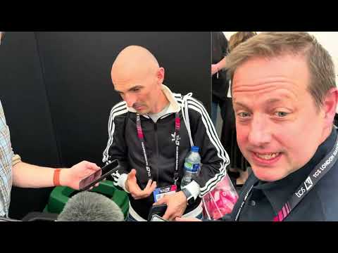 Coach of Sabastian Sawe Claudio Berardelli reacts to sub 2 hour World Record at London Marathon