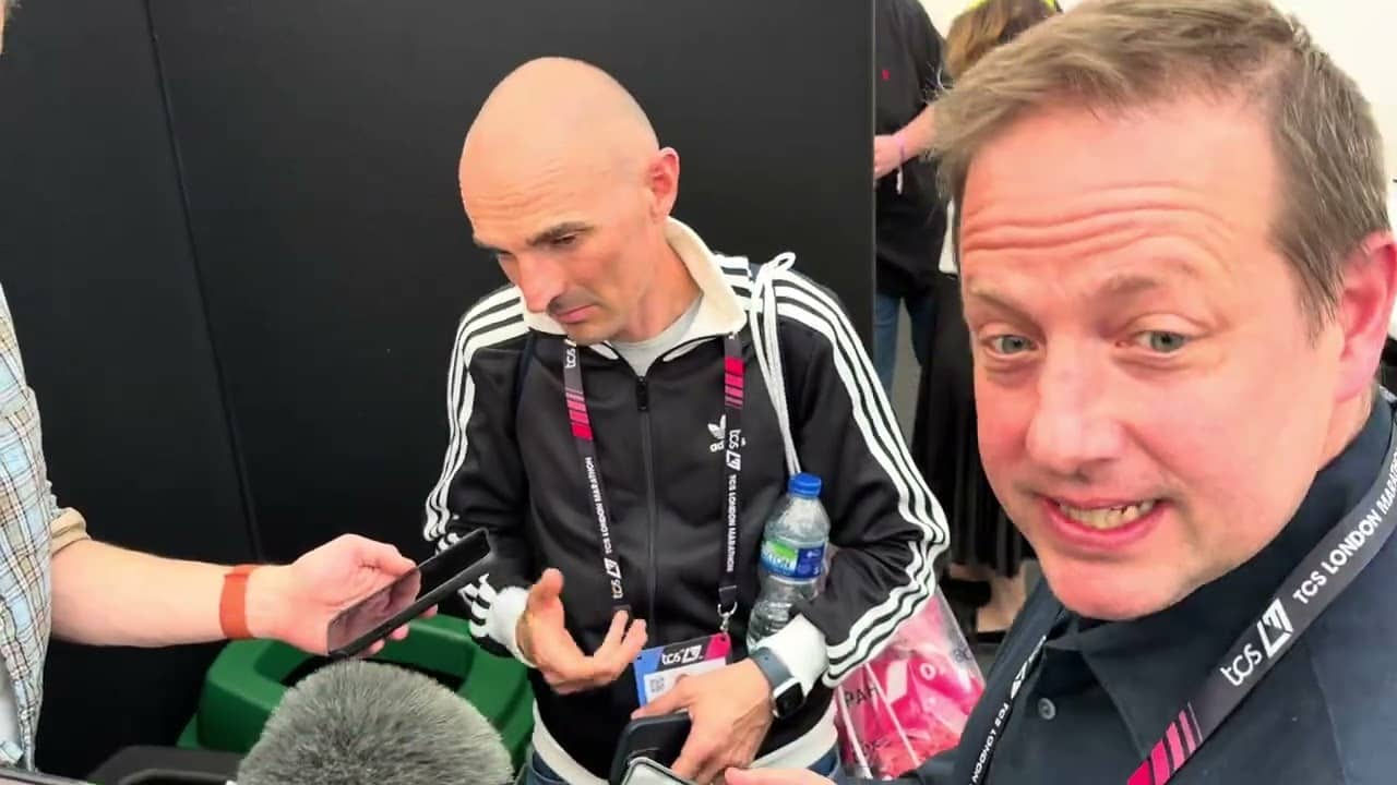 Sabastian Sawe's Coach, Claudio Beradelli, Reacts To Sub-2 Hour World Record At 2026 London Marathon