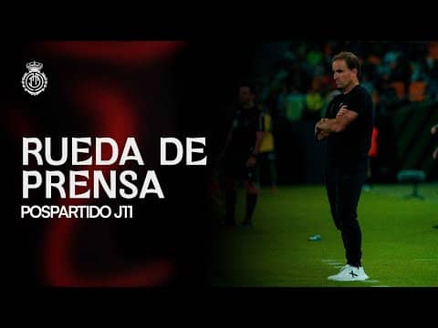 Rueda de prensa pospartido J11 de Jagoba Arrasate | RCD Mallorca