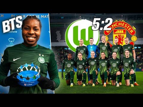 UWCL-Feuerwerk: Wir fegen über ManU 🏆 | VfL Wolfsburg vs. Manchester United | BTS - Wölfe TV