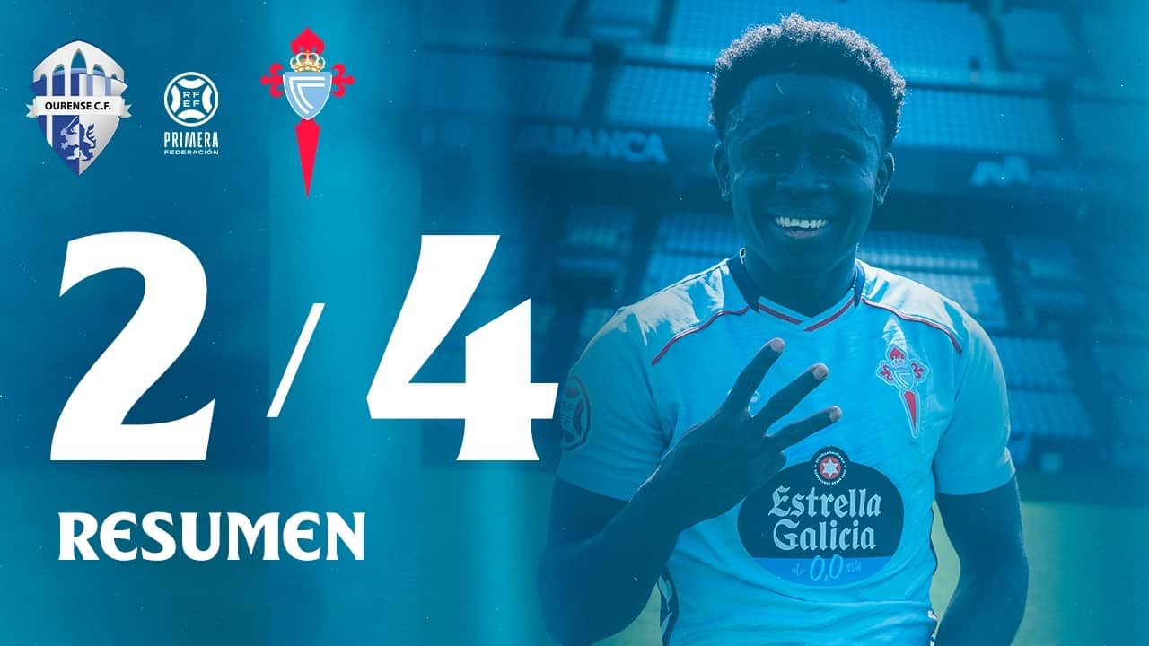 Ourense CF vs Celta Fortuna (2-4) | Resumen y goles | Highlights Primera Federación 25/26