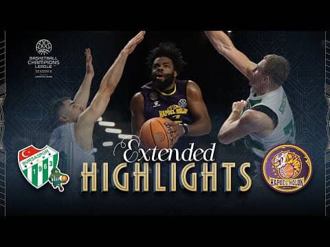 Bursaspor Basketbol v Hapoel Netanel Holon | Full Game Highlights | #BasketballCL 2025-26