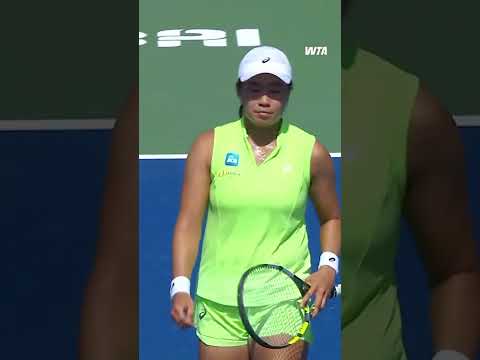 Janice Tjen taking care of business 💼 #WTA #DDFTennis #JaniceTjen #tennis