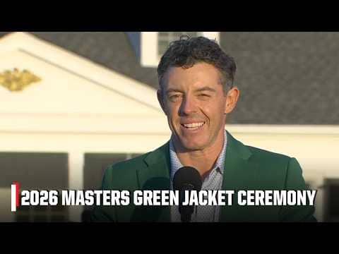 Rory McIlroy’s Green Jacket Ceremony | 2026 Masters