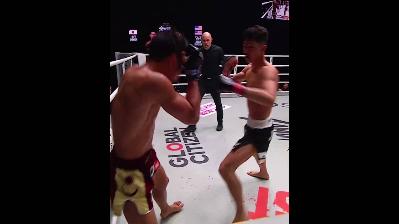 PHENOM VS. PHENOM ⚔️ Relive the Muay Thai banger between Shimon and Johan Ghazali at ONE SAMURAI 1!