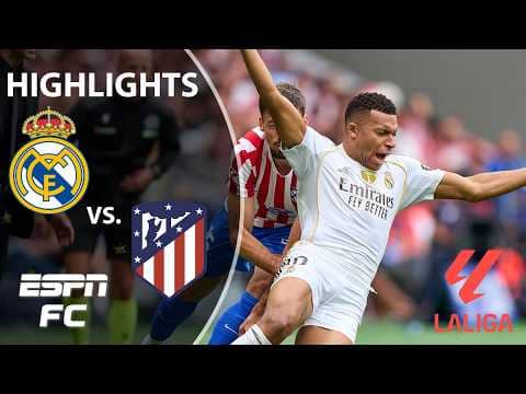SHOCKING MADRID DERBY 🔥 Real Madrid vs. Atletico Madrid | LALIGA Highlights | ESPN FC