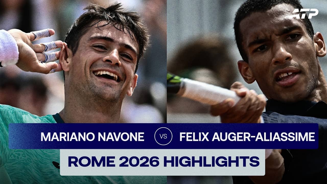 Mariano Navone vs. Felix Auger-Aliassime | Rome 2026 Round 2