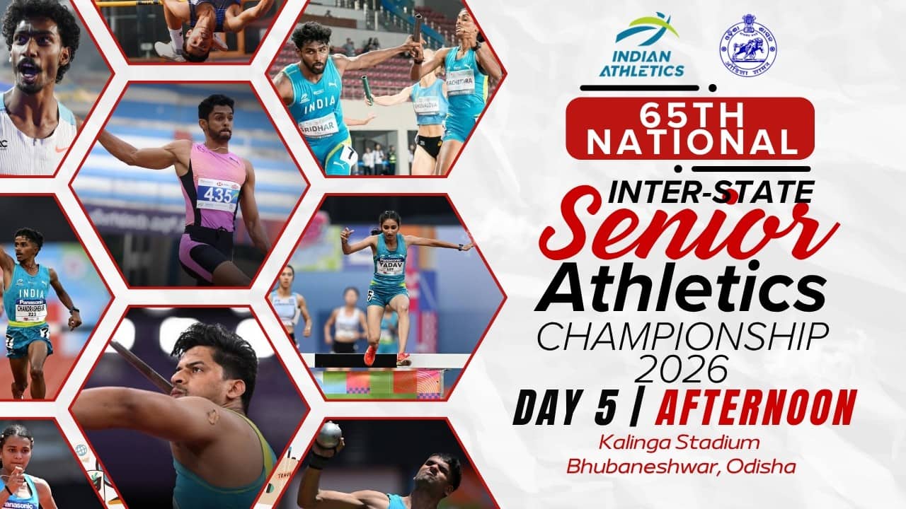 Day 5 LIVE (Afternoon Session) | 65th National Inter State Senior Athletics Championship 2026