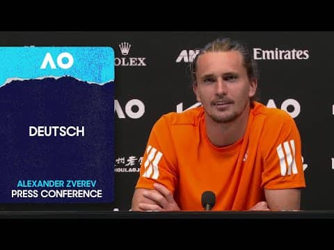 Alexander Zverev Press Conference in Deutsch | Australian Open 2026 Third Round