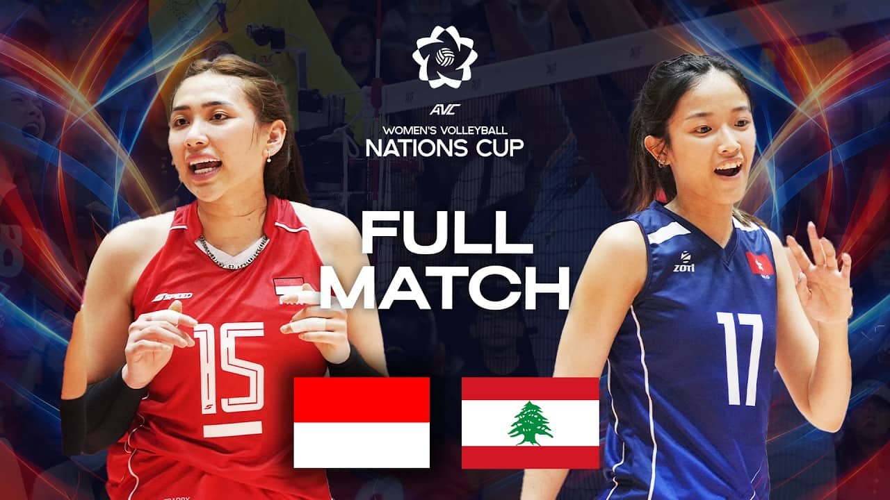 Indonesia vs. Lebanon - Pool Play | AVC Women's Cup 2026