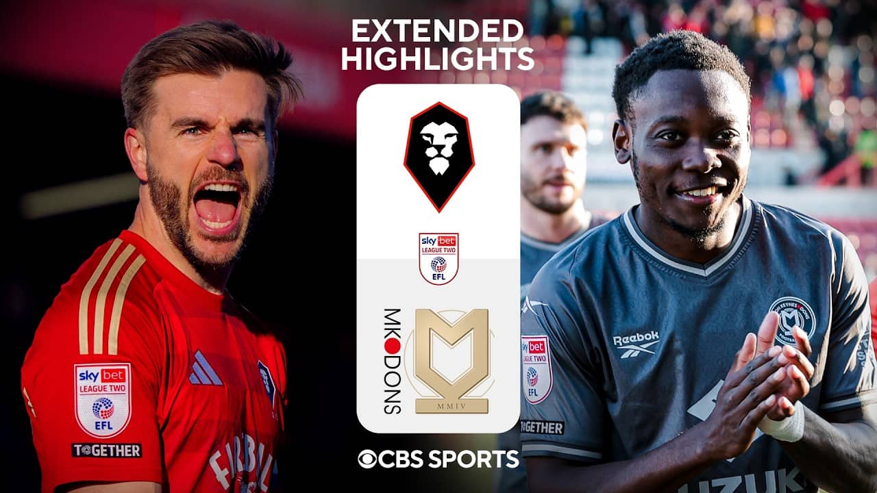 Salford City vs. Milton Keynes Dons: Extended Highlights | EFL League Two | CBS Sports Golazo