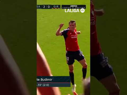 Gol de Budimir en el #OsasunaGirona de la temporada 2022/23 #LaLigaHighLights #Osasuna #shorts