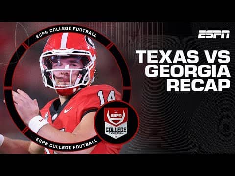 Georgia Crushes Texas and Their Playoff Hopes | The CFB Show 🏈