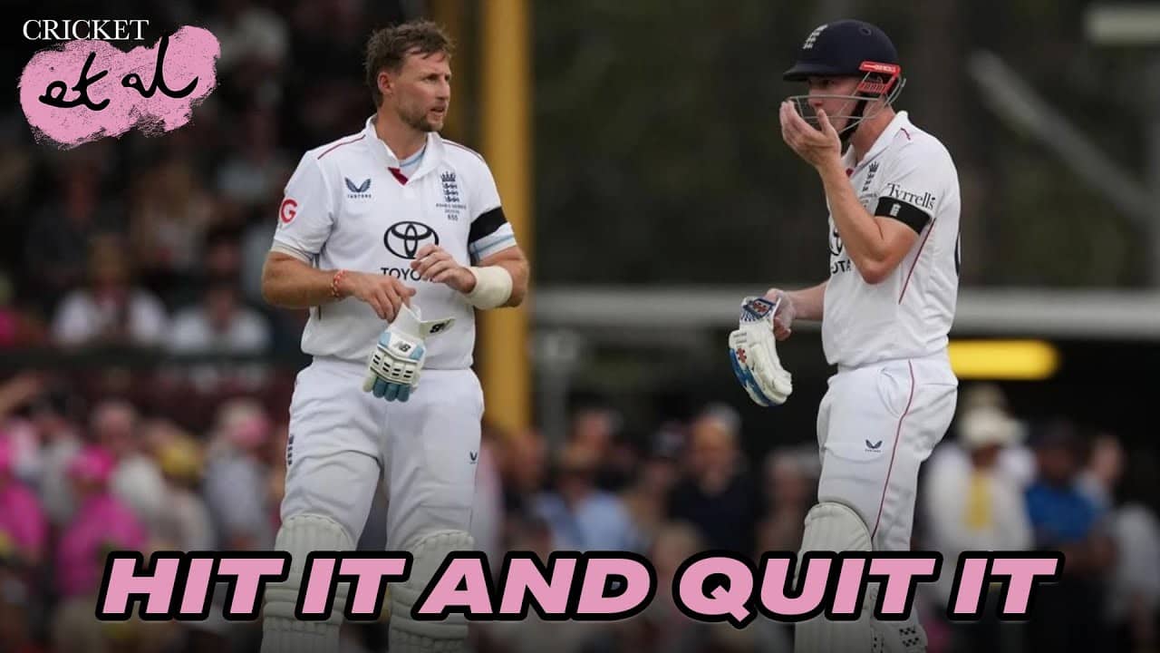 HIT IT AND QUIT IT: England Start Well On A Wet Day 1