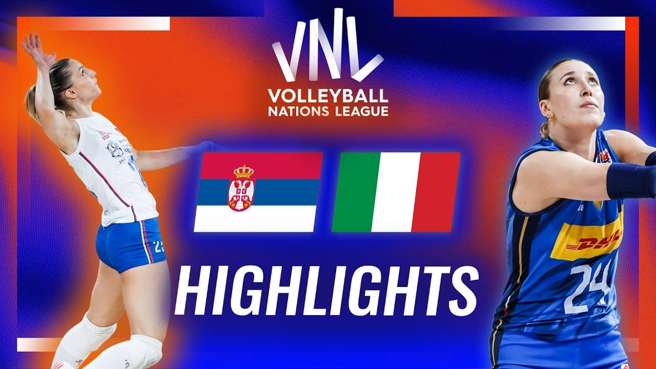 Serbia 🇷🇸 vs. Italy 🇮🇹 - Highlights | Week 2 | Women's VNL 2026