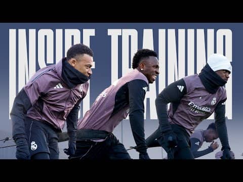 Physical prep and ball work at Real Madrid City!