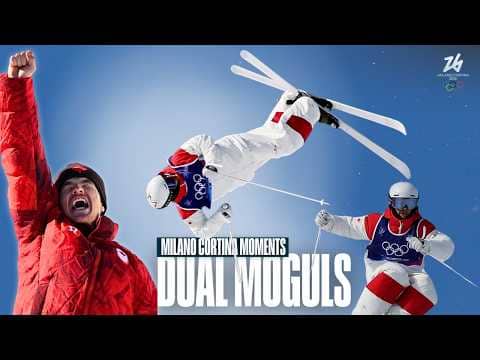 Kingsbury Crowned King of Dual Moguls 👑🎿 | Dual Moguls - Men's Final | Milano Cortina Moments