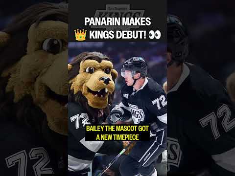 Panarin STOLE the mascot's number! 🥖🤣