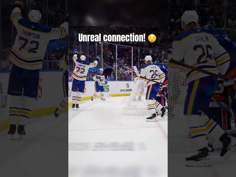 Zach Benson and Tage Thompson are in sync! 🤝 #nhl #buffalosabres #goal