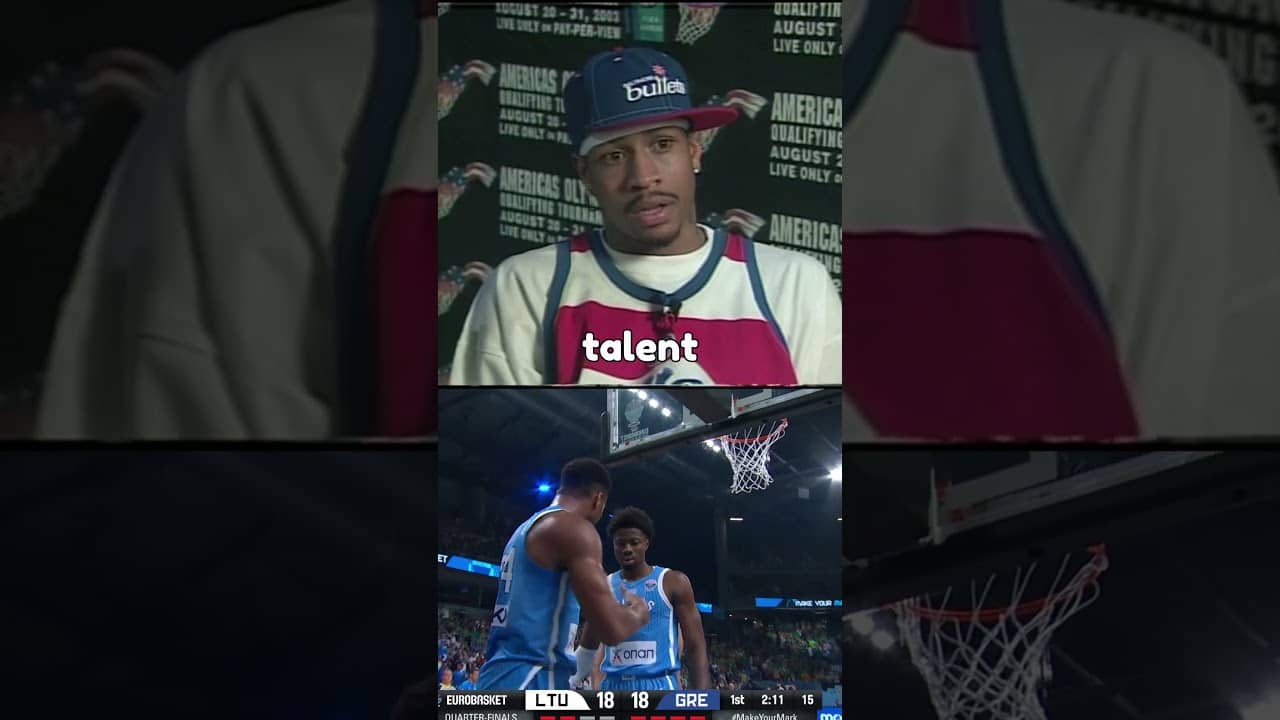 Allen Iverson saw the rise of international basketball before everyone else 🌍 #AmeriCup
