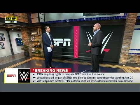 WWE IS COMING TO ESPN 🚨 Triple H joins Get Up with ALL THE DETAILS 🔥 'WE CAN'T WAIT!' 👏