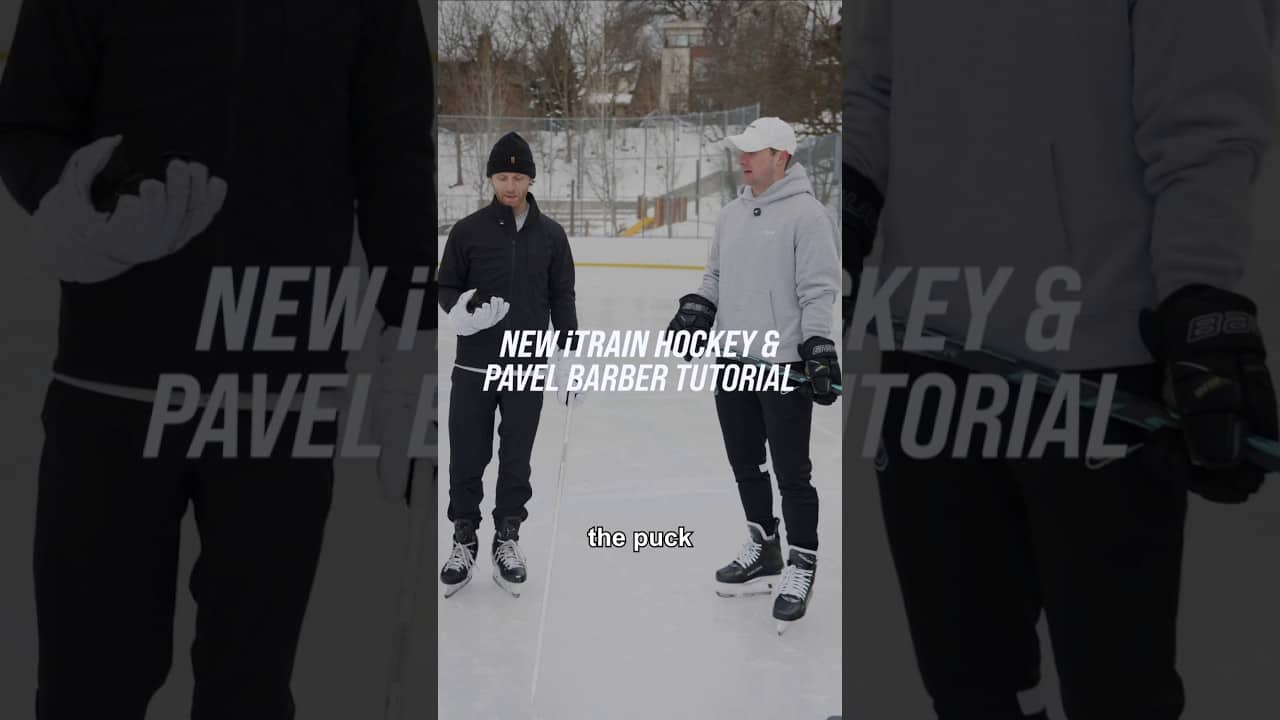 NEW iTRAIN HOCKEY & PAVEL BARBER TUTORIAL #hockeycoaching #hockeytraining