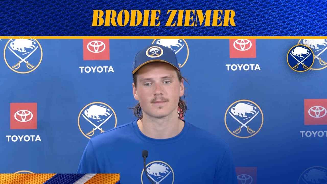 "Happy To Be Back Here" | Brodie Ziemer After Day One Of Development Camp | Buffalo Sabres