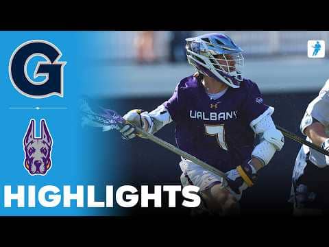 Georgetown vs UAlbany | NCAA College Lacrosse | Highlights - March 10, 2026