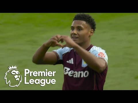 Ollie Watkins lobs Bernd Leno to bring Aston Villa level with Fulham | Premier League | NBC Sports
