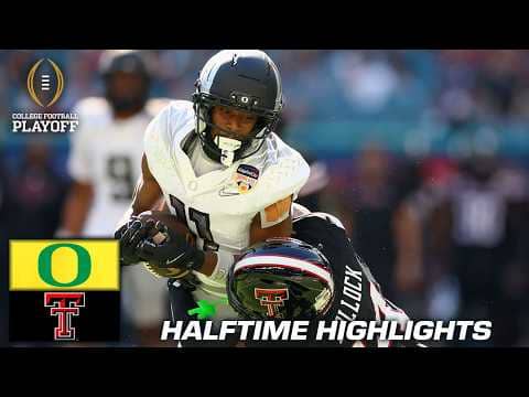 Orange Bowl HALFTIME HIGHLIGHTS: Oregon Ducks vs. Texas Tech Red Raiders | ESPN College Football
