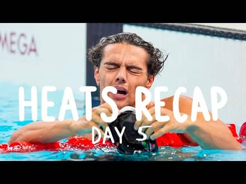Thomas Ceccon Misses 200 Back Semi | World Championships Day 5 Heats Recap
