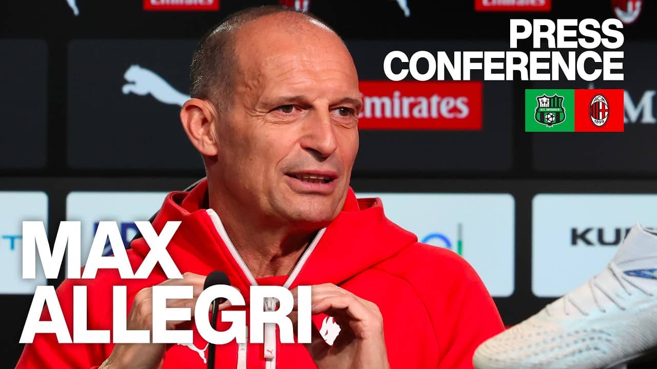 Conferenza Stampa | Allegri su #SassuoloMilan e la corsa Champions